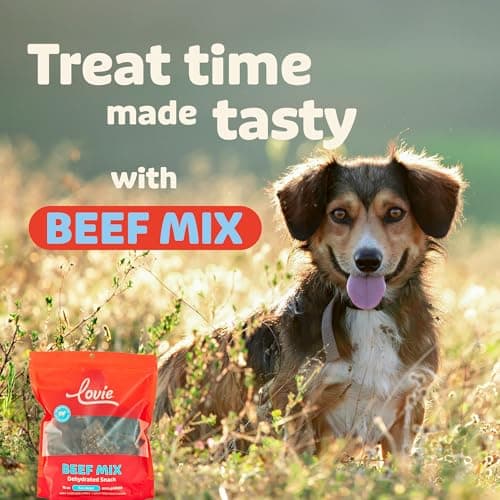 Lovie Beef Liver and Lung Dog Treats - Dehydrated Air Dried Soft Bites, High Protein, Two Ingredients, All Natural, 16 oz. - Thumbnail 6