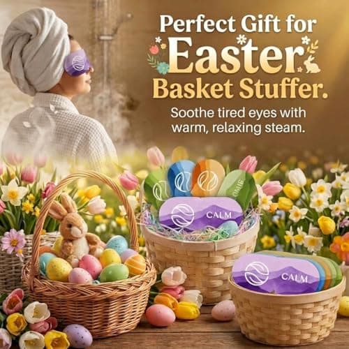 Body Restore Heated Eye Mask 30 Pack – Easter Basket Stuffers, Easter Birthday Gifts for Women & Men, Steam Warm Compress for Dry Eyes, Stye Eye Treatment – Variety - Thumbnail 2