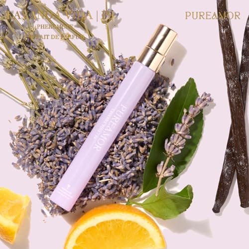 PUREAMOR Pheromone Perfume for Women, Lavanda Vida Extrait de Parfum – Bold Floral Scent with Lavender, Orange Blossom & Vanilla, Long Lasting Fragrance, 0.4 oz / 12 ml Travel Size - Thumbnail 4