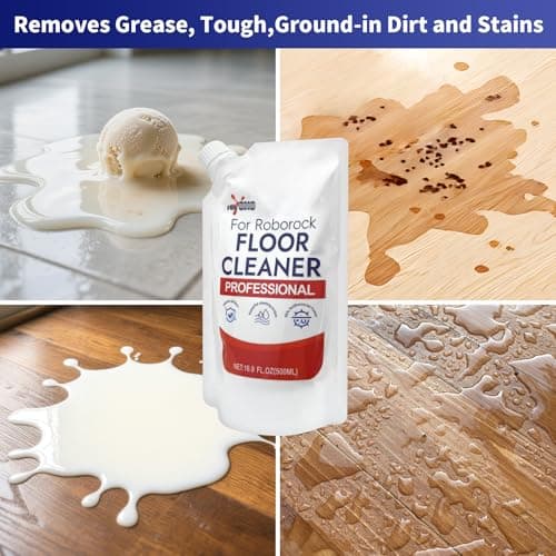antePow Floor Cleaning Solution 2 bags Refill, Fresh Scent, Compatible with Roborock Series & All Robot Vacuums, Eco-Safe, Streak-Free Formula for Hard Floors, Pet & Kid Friendly - Thumbnail 3