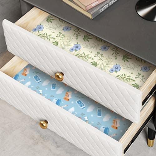 SCENTORINI Scented Drawer Liners for Dresser,6 Linen + 6 Baby Powder Scent Drawer Paper Liners, Paper Sheets Liner 14.3x19.5 Inch, for Fragrant Home Shelf Closet Bedroom Drawer - Thumbnail 4