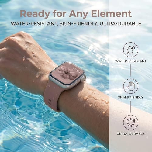 18 Pack Silicone Bands Compatible with Apple Watch 38mm 40mm 41mm 42mm 44mm 45mm 46mm 49mm Women Men, Soft Waterproof Replacement Wrist Sport Band for iWatch Series 11 10 9 8 7 6 5 4 3 2 1 SE Ultra - Thumbnail 4