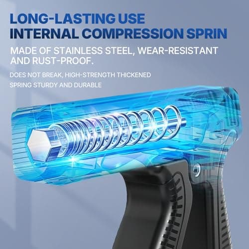 Grip Strength Trainer with Finger Exerciser, Digital Counter Adjustable Hand Grip Strengthener for strength training, recovery and muscle building (1) - Thumbnail 5