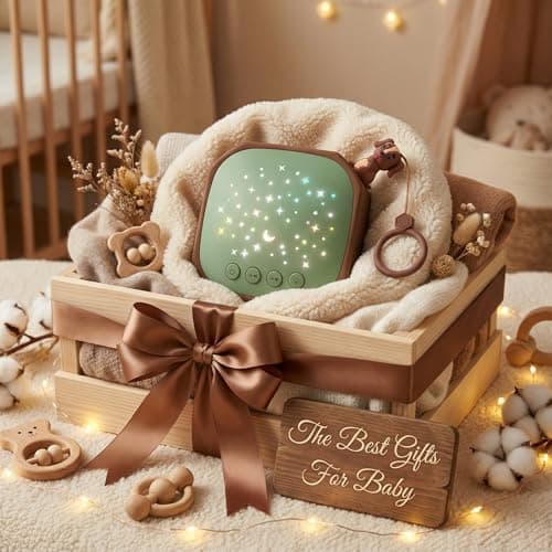 White Noise Sound Machine Baby with Star Projector | Portable Sleep Aid Lullaby Music for Baby Sleeping | Soothing Sound Machine for Nursery, Car Travel, Bedroom Crib, Kids Gifts (Puppy) - Thumbnail 5