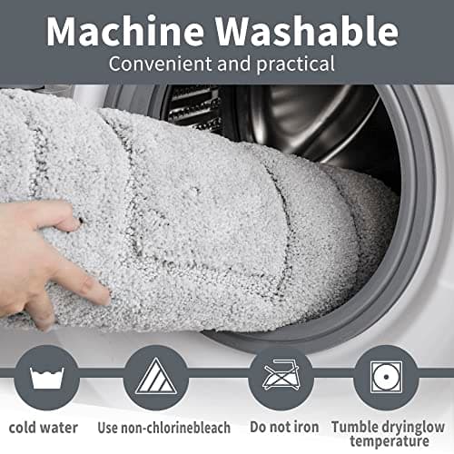 GRANNY SAYS Bathroom Rug Mat, Bath Mats for Bath Non-Slip, Super Soft and Water Absorbent, Extra Large Bath Rugs, Machine Wash Dry, Bath Rugs for Bathroom Floor, Tub and Shower, 24 x 48 - Thumbnail 6