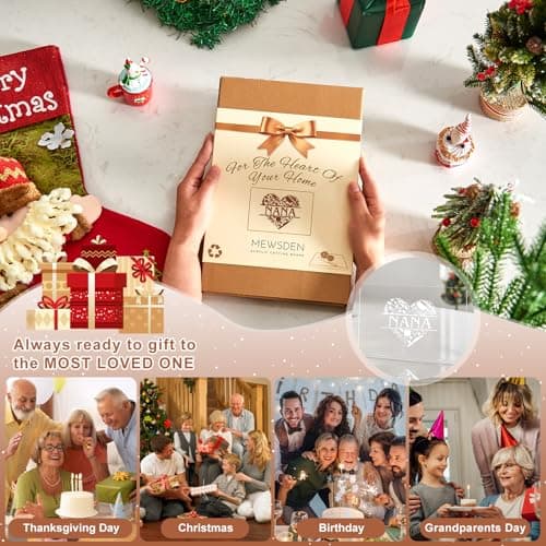 Nana Birthday Gifts from Grandchildren - Engraved Acrylic Cutting Board with Counter Lip, Clear Countertop Protector Cooking Gift for Nana Christmas Grandparent Day Presents Aesthetic Kitchen Decor - Thumbnail 4