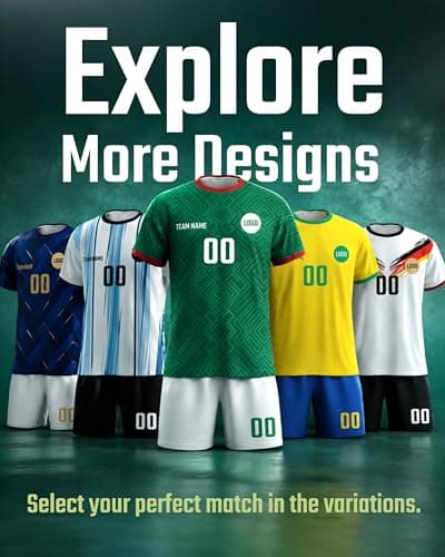 Custom Soccer Jersey with Name Number for Kids Adults, Personalized Football Shirt Pajamas Loungewear Set, Breathable Fan Uniform for 2026 Gameday Tournament, Camisa de Futbol para Hombres Kids. (UY) - Thumbnail 5
