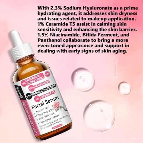 DEBAIY Rose 2.3% Hyaluronic Acid Facial Serum - Nourish Skin, 120ml/4.06fl.oz - Thumbnail 4