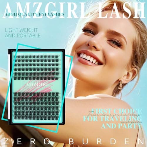 Lash Clusters 144Pcs Eyelash Extension Midnight Lashes Extensions Natural Cluster Lashes for Individual Eyelashes Extension by AMZGlRL(D-Mix8-16mm) - Thumbnail 6