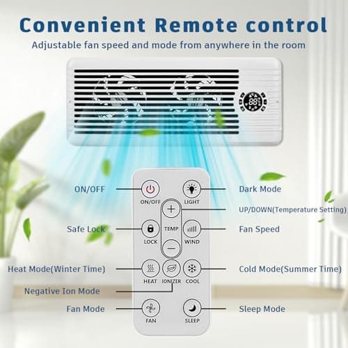 TMYICE Register Booster Fan for 4" x 12" Register Holes, Smart AC Vent Booster Fans Improves Heating & Cooling with Remote and Thermostat Control,10-Speed Quiet Vents Fan for Floor Ceiling - Thumbnail 6
