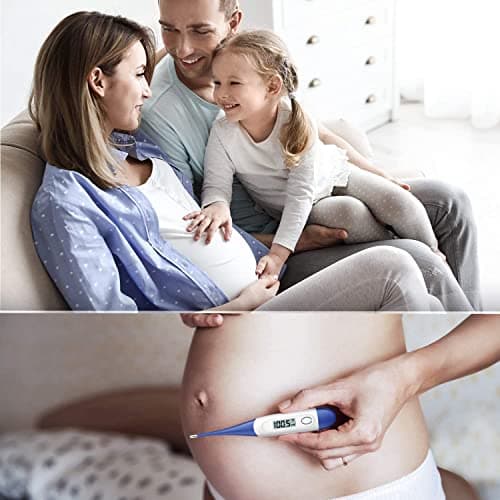 Thermometer for Baby, 2 Packs, Rectal Digital Thermometer with 10 Seconds Fast Reading (Dark Blue+Green) - Thumbnail 5