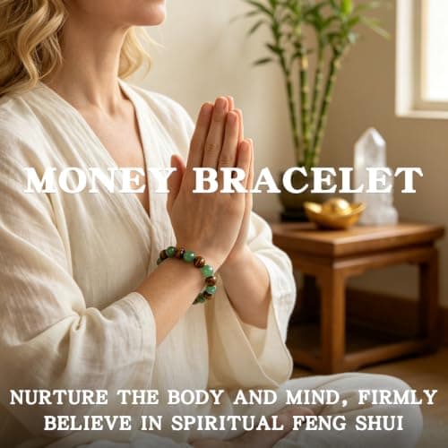 Money Bracelets for Women, Attract Wealth, Good Luck, 7inch, 8mm, Good Luck Bracelet, Facilitating Business Negotiations, Boosting Wealth Accumulation, Aiding Adventurous Journeys, Providing Exquisite Gifts. - Thumbnail 3