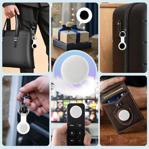 Air Tracker Tags-4 Pack, Dual System Smart Tag Compatible with Apple Find My & Google's Find Hub, Ultra-Light iOS & Android Bluetooth Tracking Key Finder Item Locator for Wallets, Luggage, Backpack - Thumbnail 6