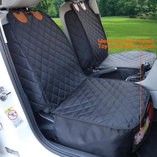 Puptoceed Dog Front Seat Cover for Cars 2PK Pet Car Seat Cover Front Bucket Seat Covers for Dogs Front Car Seat Cover Captain Chair Seat Covers - Thumbnail 2
