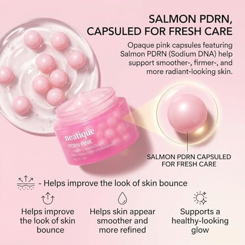 Neatique PDRN Capsule Cream with Salmon DNA Collagen, Pink PDRN Cream, Firming & Hydrating Face Moisturizer Cream with 6% Niacinamide for Plump, Smooth, Dewy-Looking Skin, Lightweight 2.13 oz - Thumbnail 2