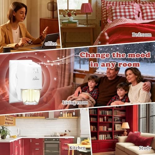 Plug In Air Freshener Refills, Mediterranean Fig, Black Pomegranate, Coconut Vanilla, Winter Cedar, 12 Pack, 7.92 Fl Oz Wall Plug In Refill, Compatible with Air Wick & Glade, Not for Glade Plus - Thumbnail 5