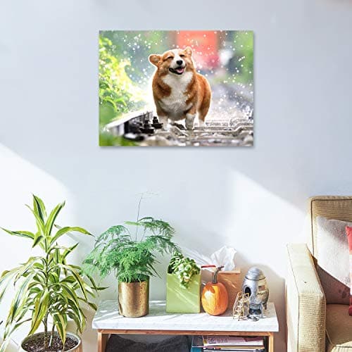 Personalized Photo to Canvas Print - Canvas Prints With Your Photos on Custom Wall Art for Bedroom, Living Room, Wedding Baby Pet Family Picture Framed Wall Art (8" W x 6" H) - Thumbnail 2