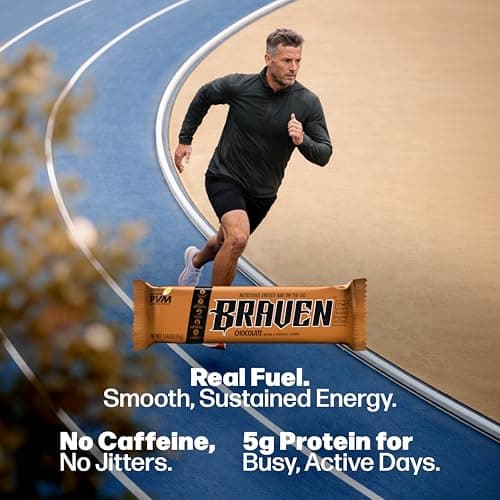Braven Bar Assorted Variety Pack Energy Bars (1.59 oz, Pack of 10) – Energy Chews with 5g Protein – On-the-Go Energy Snacks for Running, and Sports - Gluten Free Snacks for Sustained Energy Boost - Thumbnail 4