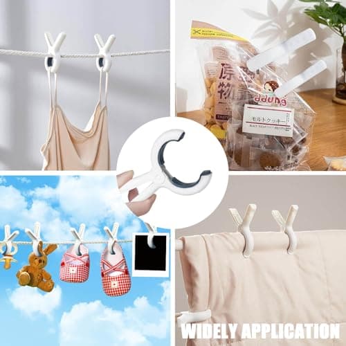 Beach Towel Clips Heavy Duty, Towel Clip for Beach Sun Loungers Pool Chairs Cruise, Large Clothes Pins Windproof Laundry Hanging Pegs Outdoor - Thumbnail 6