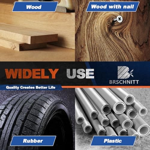 BRSCHNITT Tungsten Carbide Wood Blade 4inch - Wood Cutting Disc Arbor Arbor 1"-7/8"(25.4mm-22.23mm) for Wood with Nails,Laminate,Plastic,Glass Fibre Boards,Rubber Tubes,Cement residues.(3pcs) - Thumbnail 3