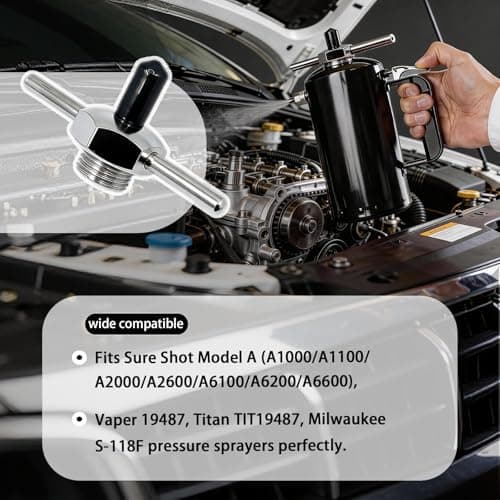 Mektarvix 5/8-18 Spot Filler Cap Sprayer parts Replacement for 19487, TIT19487, SUR-156, MSP156, S-118F, P118, Compatible with Sprayer Vaper 19419 19421 19423 19425 19428, Sure Shot Model A, 1 Pack - Thumbnail 3