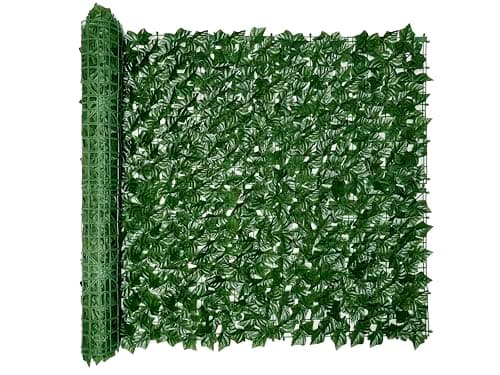 Artificial Ivy Privacy Fence Screen，PAISTAO Fake Grass Wall Panels，40"x 120" Faux Greenery Backdrop for Patio Decorations Outdoor, Balcony, Garden, Backyard Indoor Green Wall Decor - Image 1