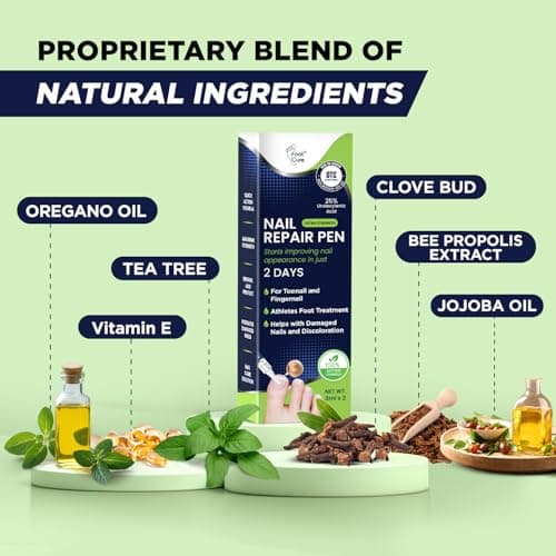 Footcure Antifungal Nail Treatment Pen – Extra Strength Toenail Fungus Treatment, 25% Undecylenic Acid for Toenails & Fingernails, Nail Fungus Repair Pen with Tea Tree & Oregano Oil, Made in USA - Thumbnail 3