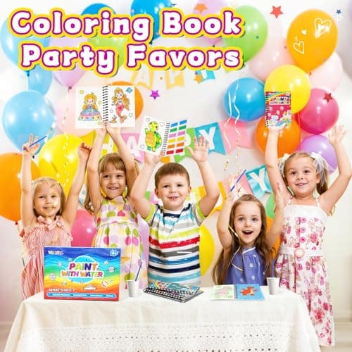 Party Favors for Kids Ages 4-8-12: 24 Pack Coloring Books Brithday Goodie Bags Stuffers for Kids Students Return Gifts Classroom Prizes Art Crafts for Girl Boy - Thumbnail 2