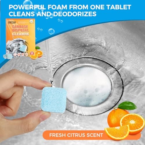 Gihen Garbage Disposal Tablets, Dissolve Grime & Remove Odors, 48pk - Thumbnail 2