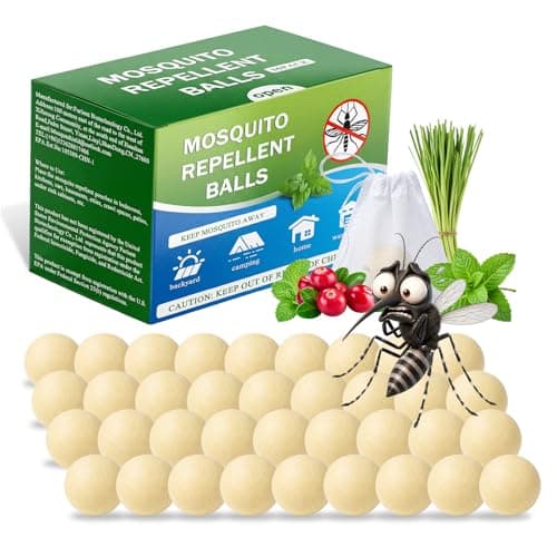 Elasound Mosquito Repellent Balls 36 Pack, Natural Botanical Mosquito Repellent Outdoor Patio, Baby & Kids Effective Safe, Long-Lasting Indoor & Outdoor Protection for Fishing, Yard, Camping & Travel - Image 1