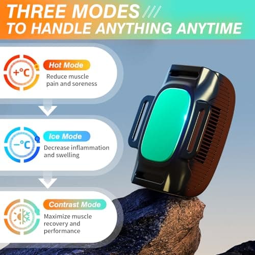 DR.MCHIRS Cold Therapy Machine for Knee Replacement, Heat Cold Therapy Machine 3-in-1 Recovery Cube Instant for Pain Relief Muscle Recovery, Portable Shoulder Ice Packs Machine Alternatives - Thumbnail 5