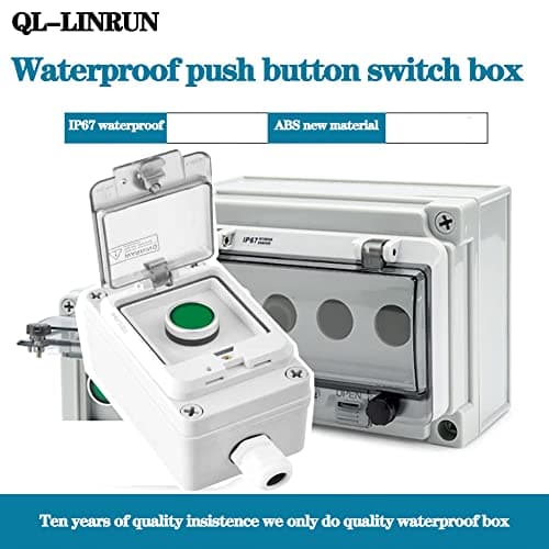 Push Button Box Momentary Green Push Button Station Box - Thumbnail 4