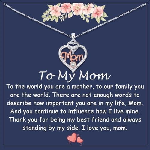 GLEZZA for Mom,Mom Grandma Nana Aunt Necklace,Birthday Christmas Jewelry Gifts - Image 1