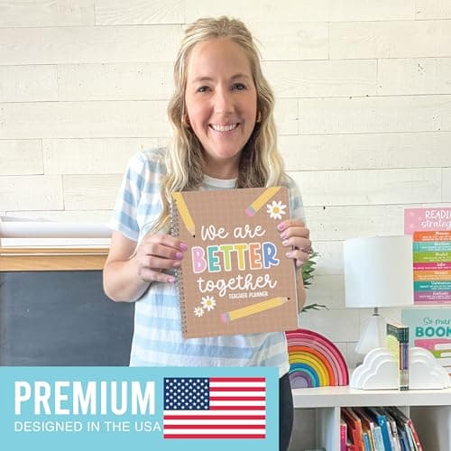 Hadley Designs Teacher Planner 2026-2027 Academic Year - Undated Teacher Lesson Planner Book for Teachers, Homeschool Planners 2026-2027, First Year Teachers Must Haves, Back to School Teaching Gifts - Thumbnail 5