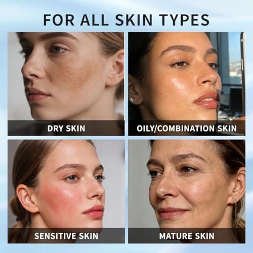 NeverLandia Anti-Aging Face Serum with Squalane & Peptide – Reduces Wrinkles, Minimizes Pores, Boosts Collagen for Firmer, Smoother Skin – Deep Hydration for All Skin Types – 50ml (1.69oz) - Thumbnail 5