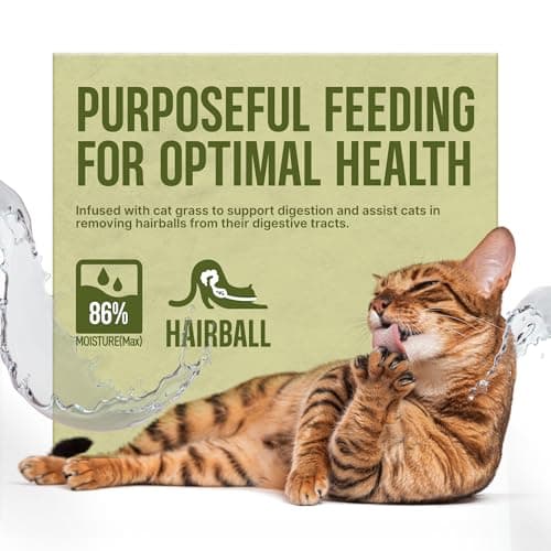 Petphabet Lickable Cat Treats Spoon, 36 Count Creamy Puree Kitten Treats Chicken & Wheat Grass Recipe, Functional Wet Paste Cat Snacks for Hairball Control, Grain-Free Kitty Treat with Vitamin Taurine - Thumbnail 4