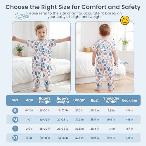 i-baby Outlast® Toddler Sleep Sack with Legs, 0.5 TOG Lightweight Muslin Baby Wearable Blanket, Walker Sleeping Sack with Outlast Temperature Regulation, Sleeping Bag with 2-Way Zipper 1-2T - Thumbnail 6
