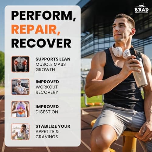 B.rad Superfuel - Grass Fed Whey Protein Isolate Boosted with Creatine | Farm-Fresh, Easy-to-Digest, Clean Ingredients | 2 Pounds | 100% USA Sourced | Peanut Butter - Thumbnail 3