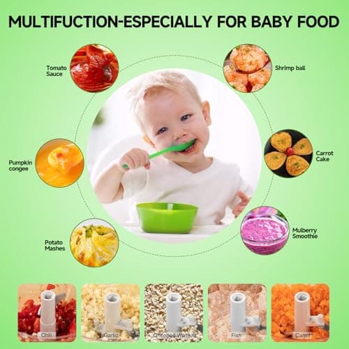 Ziweaye Manual Food Processor Vegetable Chopper, Portable Hand Pull String Garlic Mincer Onion Cutter for Veggies, Ginger, Fruits, Nuts, Herbs, etc., 500ml,（Gray-green） - Thumbnail 5