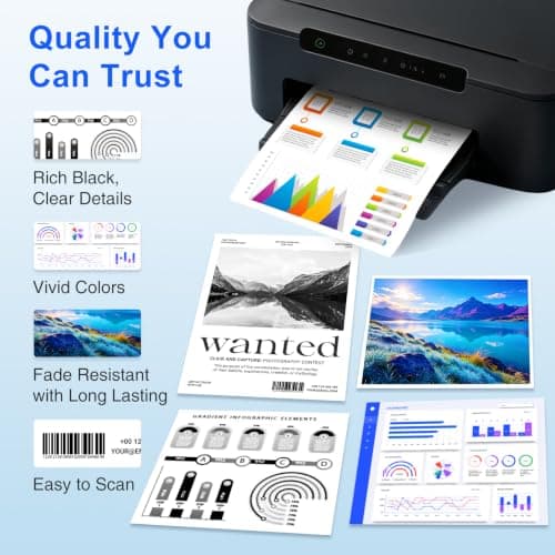 Starink LC401XL Ink Cartridges for Brother Printer High Yield 5 Pack, Compatible Replacement for Brother LC401 Ink Cartridges for Brother MFC-J1010DW MFC-J1170DW MFC-J1012DW MFC-J1800DW - Thumbnail 3
