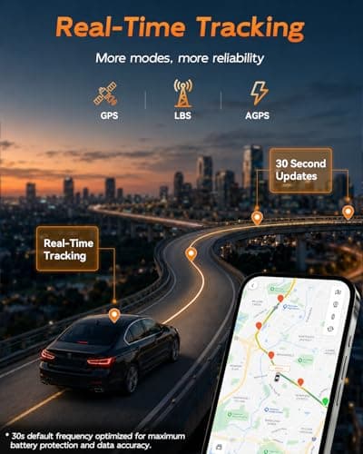 TuTrackAI OBD GPS Tracker for Vehicles, No Subscription, No Monthly Fees, 4G LTE Built-in SIM, Data Plan Included, Plug & Play Car Tracker, Real-Time Location, Geofence Alerts for Cars & Fleets - Thumbnail 5