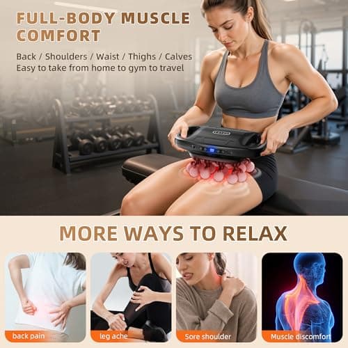 COYZU Muscle Massage Gun, Percussion Multiple Head for Shoulder Pain Relief - Thumbnail 3