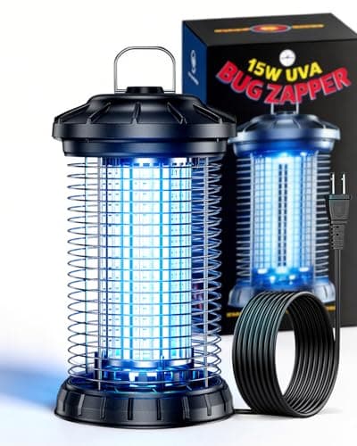 ZammingZap Outdoor Bug Zapper, IPX5 Mosquito Zapper with Dual Lure 365nm Light & 36℃ Body Heat CO2 Mimic, 4200V Smart High Voltage Insect Trap for Patio Backyard Garden - Image 1