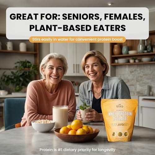 B.rad Grass Fed Whey Protein Isolate | Farm-Fresh, Easy-to-Digest, Clean Ingredients | 2 Pounds | 100% USA Sourced | Unflavored - Thumbnail 6