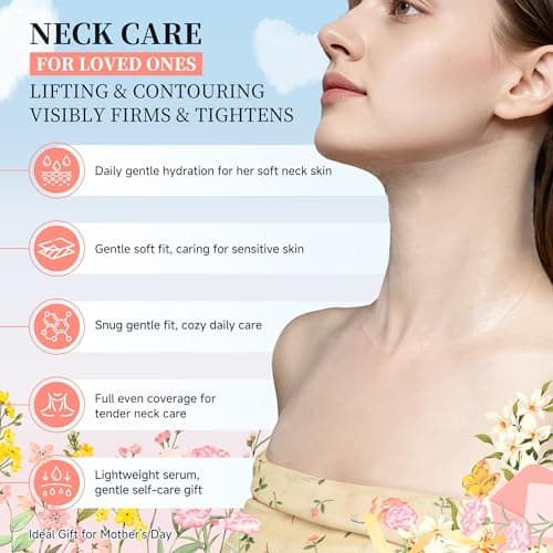 HONLINK 8PCS Collagen Neck Mask Set with Hyaluronic Acid & Peptides, Hydrating Neck Care Masks for Dry & Crepey-Looking Skin, Helps Support the Appearance of Fine Lines | Mother’s Day Gift for Women - Thumbnail 2