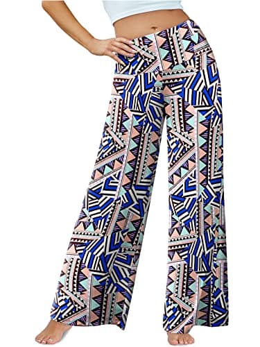 Arolina Women's Stretchy Wide Leg Palazzo Lounge Pants Casual Comfy High Waist Palazzo Pants - Image 1