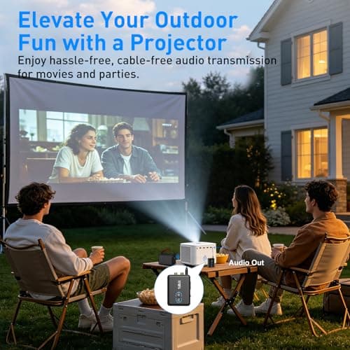 1Mii RCA Bluetooth 5.3 Adapter for TV, 3.5mm AUX Bluetooth Transmitter Receiver for 2 AirPods or Headphones, Home Stereo, Speakers, Projector, Treadmills, PC, with Volume Control, aptX Low Latency - Thumbnail 5