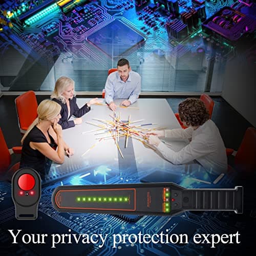 KEULGOUL Hidden Camera Detector & Bug Detector, Portable Listening Device Detector Camera Finder for Travel, Hotel, Office, Vehicle and Privacy Protection - Thumbnail 6