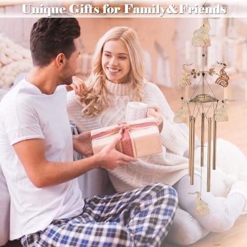 Wind Chimes for Outside Garden Decor - Elephant Decorations Wind Chimes, Birthday Gfits for Women, Mom, Grandma, Memorial Gifts, Housewarming Gifts, Yard or Patio Deals - Thumbnail 6