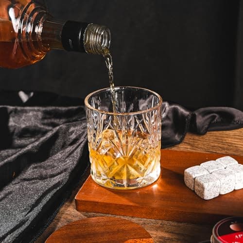Whiskey Smoker Electric Set Bourbon Christmas Gifts for Men Old Fashioned Smoker Drink With 6 Wood Chips and 6 Whiskey Stones Food and Cocktail Smoked Kitchen Bar Tools Cool White Elephant Gifts Black - Thumbnail 5